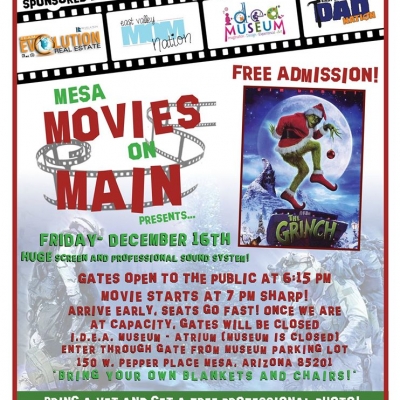 Movies on Main – December Showing
